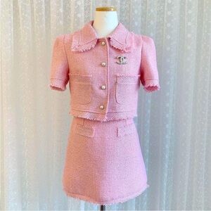 Tweed Set in Pink